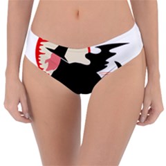 Bat Broom Broomstick Reversible Classic Bikini Bottoms by 99art