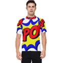 Kapow-comic-comic-book-fight Men s Short Sleeve Rash Guard View1