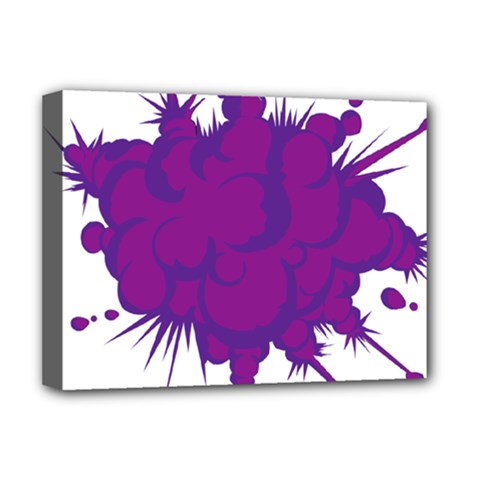 Explosion-firecracker-pyrotechnics Deluxe Canvas 16  X 12  (stretched)  by 99art