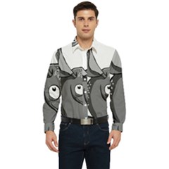 Animal-armadillo-armored-ball- Men s Long Sleeve  Shirt by 99art