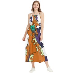 Fuchs-comic-music-wild-animal-cute Boho Sleeveless Summer Dress by 99art