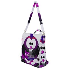 Bird-music-animation-animal Crossbody Backpack by 99art