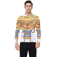 Animation-lion-animals-king-cool Men s Long Sleeve Rash Guard by 99art