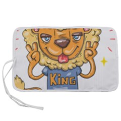 Animation-lion-animals-king-cool Pen Storage Case (m) by 99art