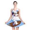 Spirit-boat-funny-comic-graphic Reversible Skater Dress View1