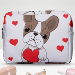 Animation-dog-cute-animate-comic Make Up Pouch (large) by 99art