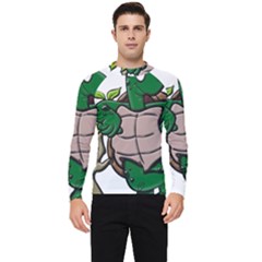 Amphibian-animal-cartoon-reptile Men s Long Sleeve Rash Guard by 99art