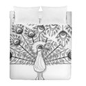 Peacock-plumage-display-bird Duvet Cover Double Side (Full/ Double Size) View2