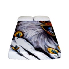 Eagle Fitted Sheet (full/ Double Size) by 99art