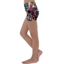 Mural Graffiti Paint Kids  Lightweight Velour Yoga Shorts View2