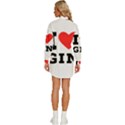 I love gin Womens Long Sleeve Shirt Dress View4