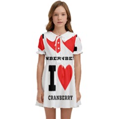 I Love Cranberry Kids  Sweet Collar Dress by ilovewhateva