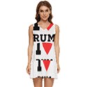 I love rum Tiered Sleeveless Mini Dress View1