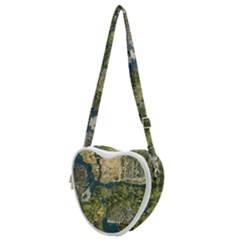 Map Illustration Gta Heart Shoulder Bag by B30l