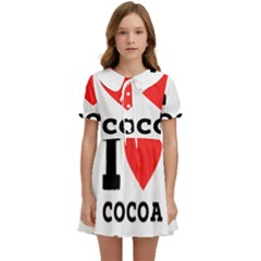 I Love Cocoa Kids  Sweet Collar Dress by ilovewhateva