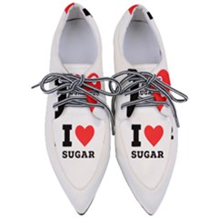 I Love Sugar  Pointed Oxford Shoes by ilovewhateva