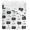 Cute Cameras Doodles Hand Drawn Duvet Cover Double Side (Queen Size) View1