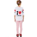 I love almond  Kids  Quarter Sleeve Raglan Tee View2