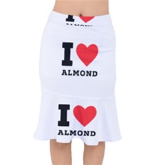 I Love Almond  Short Mermaid Skirt by ilovewhateva