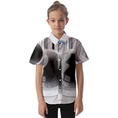 Washing Machines Home Electronic Kids  Short Sleeve Shirt by Cowasu