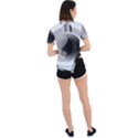 Washing Machines Home Electronic Asymmetrical Short Sleeve Sports Tee View4