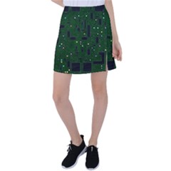 Circuit Board Conductor Tracks Tennis Skirt by Cowasu