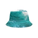 Ai Generated Waves Ocean Sea Tsunami Nautical Blue Sea Inside Out Bucket Hat (Kids) View2