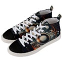 Illustrations Technology Robot Internet Processor Men s Mid-Top Canvas Sneakers View2