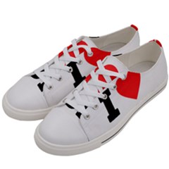 I Love Pork  Women s Low Top Canvas Sneakers by ilovewhateva