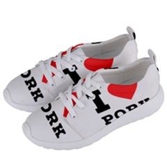 I Love Pork  Women s Lightweight Sports Shoes by ilovewhateva