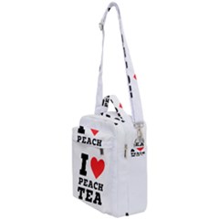 I Love Peach Tea Crossbody Day Bag by ilovewhateva