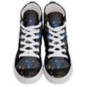 New York Night Central Park Skyscrapers Skyline Women s Hi-Top Skate Sneakers View1