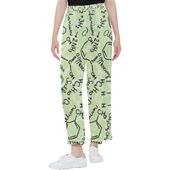 Multicolored Chemical Bond Illustration Chemistry Formula Science Women s Pants  by Cowasu