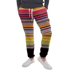 Neopolitan Horizontal Lines Strokes Men s Jogger Sweatpants by Bangk1t