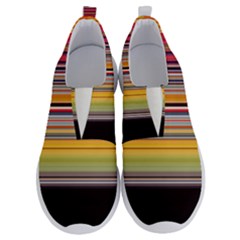 Neopolitan Horizontal Lines Strokes No Lace Lightweight Shoes by Bangk1t