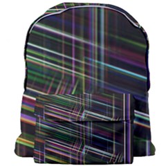 False Prismatic Black Background Giant Full Print Backpack by Bangk1t