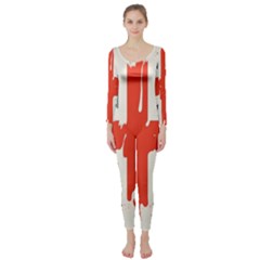 Union Jack England Uk United Kingdom London Long Sleeve Catsuit by Bangk1t