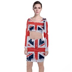 Union Jack England Uk United Kingdom London Top And Skirt Sets by Bangk1t