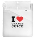 I love orange juice Duvet Cover Double Side (Queen Size) View2