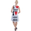 I love cherry juice Knee Length Skater Dress View2