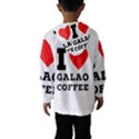 I love galao coffee Kids  Hooded Windbreaker View2