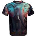 Elephant Tusks Trunk Wildlife Africa Men s Cotton Tee View1