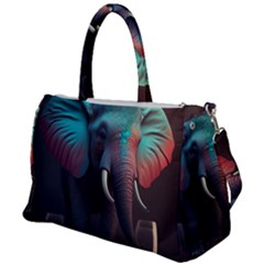 Elephant Tusks Trunk Wildlife Africa Duffel Travel Bag by Ndabl3x