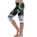 Waterfall Moss Korea Mountain Valley Green Forest Kids  Lightweight Velour Capri Leggings  View2