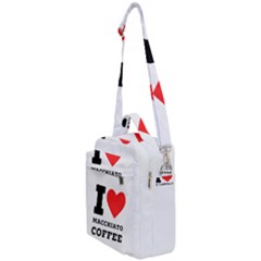 I Love Macchiato Coffee Crossbody Day Bag by ilovewhateva