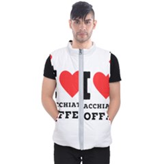 I Love Macchiato Coffee Men s Puffer Vest by ilovewhateva