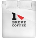 I love breve coffee Duvet Cover Double Side (King Size) View1