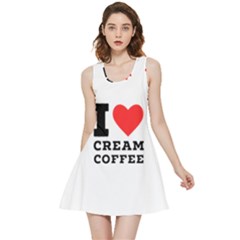 I Love Cream Coffee Inside Out Reversible Sleeveless Dress by ilovewhateva