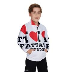 I Love Latte Coffee Kids  Windbreaker by ilovewhateva