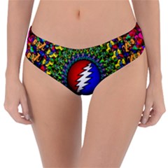 Grateful Dead Pattern Reversible Classic Bikini Bottoms by Wav3s